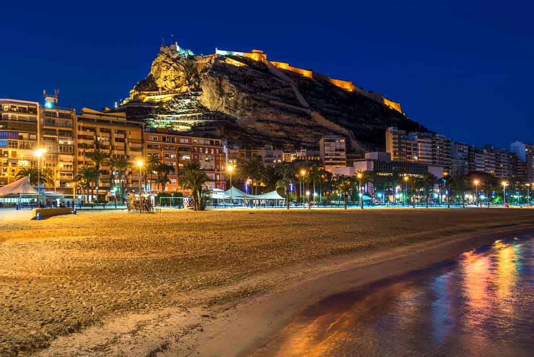 Alicante City in the Costa Blanca