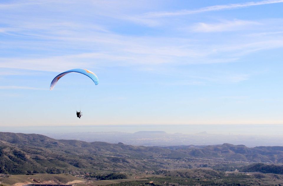 Tandem Paraglide Flight Alicante from In The Sun Holidays